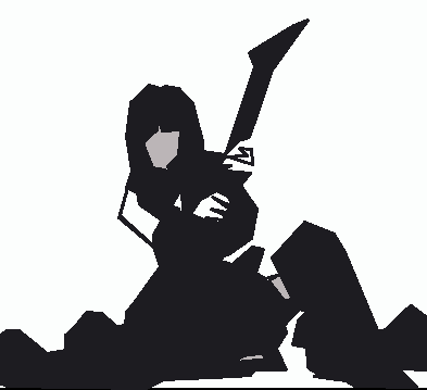 An MS-Paint version of the cover of The Pretenders' Last of the Independents album